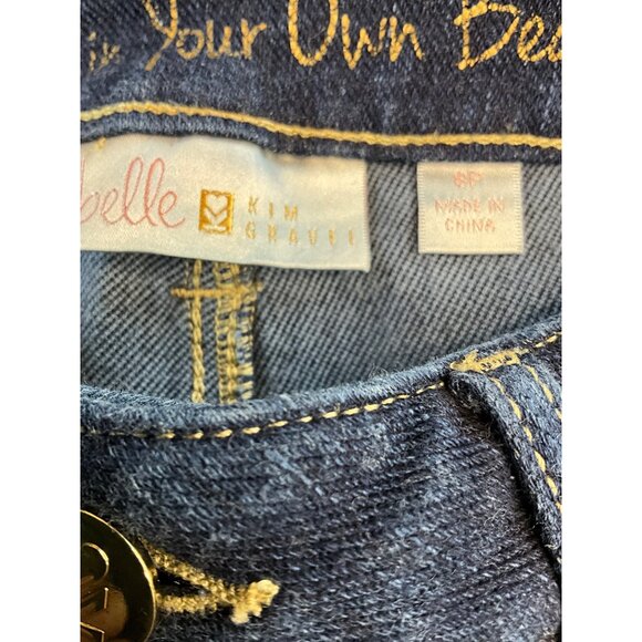 Belle by Kim Gravel‎ Flexibelle Petite Bootcut Denim Jeans 6P - Picture 7 of 12